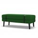 Banco | Banqueta Estofado Viena 1,20m Suede Verde - Inova Decorações