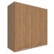 Armario Aereo 2 Portas 80 cm MDP CZ3115 Freijo Tecno Mobili
