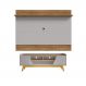 Jogo Painel e Rack Xeon Cinamomo Off White