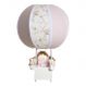 Abajur Balãozinho Rosa Quarto Bebê Infantil - Bivolt