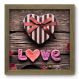 Quadro Decorativo - Love - 001qdom