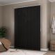 Persiana Vertical Em Tecido Blackout Crisdan Largura 1,60 X 1,40 Altura Preto