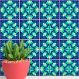 Adesivos de Azulejos Ladrilhos Hidráulicos Modelo 163-20x20cm