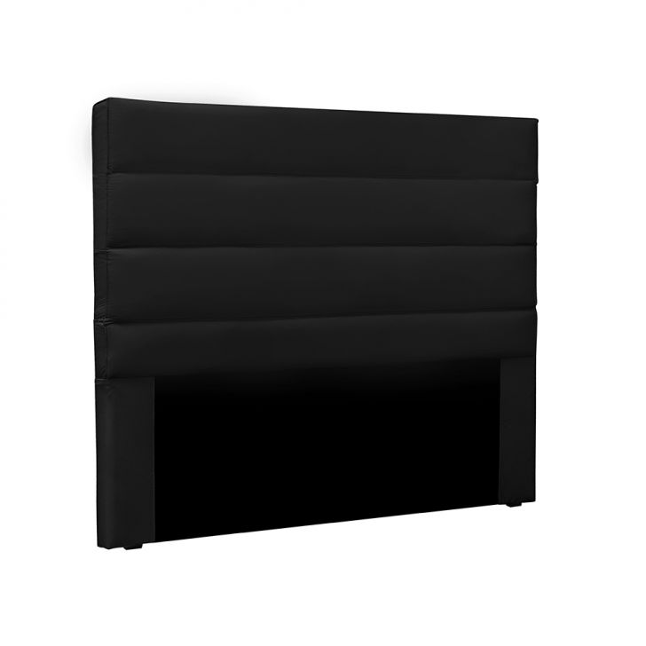 Cabeceira King La Italiana Poliuretano Preta
