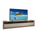 Rack para TV 2.2 Sublime Off White com Naturale - Gelius Móveis