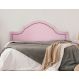 Cabeceira Queen Para Cama Box Provençal 160x60 Courino Rosa - Tachas Fumê