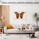 Quadro Asas de Borboleta Boho 88x60 2-60x43 Sem Moldura
