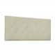 Cabeceira Painel Tânia Para Cama Box Solteiro 90 cm Corino Bege - D'Rossi