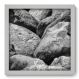 Quadro Decorativo - Pedras - 33cm x 33cm - 028qndbb