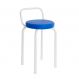 Banco | Banqueta Premium Branco e Azul