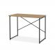 Aparador Steel 76 cm Estilo Industrial com Pés em Aço Preto/Fendi
