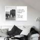 Quadro Frase Amor de Mãe 122x86 2-86x60 Caixa Branco