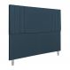 Cabeceira Casal 1,95m Viena Suede Azul Marinho Dal Poz Estofados