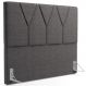 Cabeceira Cama Box Queen 160 cm Aurora W01 Linho Cinza Escuro - Lyam Decor