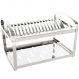 Escorredor Louças 16 Pratos Aço Inox Com Porta Talheres