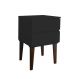 Mesa de Cabeceira Penteadeira Mesa Lateral de Apoio - Preto Laca