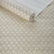 Papel De Parede Importado Tnt Textura Quatrefoil Bege Top