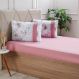 Jogo de Cama Solteiro Malha 2 Pçs Bella Cama New 88x188cm Rosa