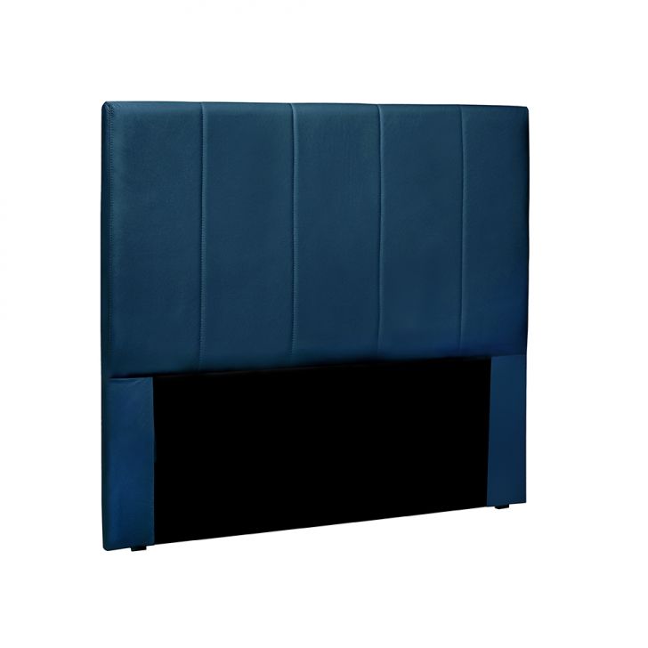 Cabeceira Queen Ravenna Veludo Azul Marinho