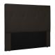 Cabeceira Decorativa Queen Size 1,60M Yves PU Marrom G63 - Gran Belo