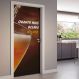 Adesivo de Porta Quanto Mais Gelada Melhor-93X210Cm