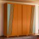 Image of Guarda-Roupa Casal Ouro Verde 6 Portas 4 Gavetas Cinamomo e Sálvia MO895CL08RDZMOB