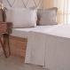 Jogo de Cama King 4 Pçs lIne Stile 100% Poliéster 193x203x40cm Linho