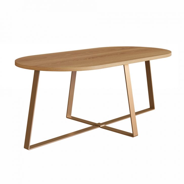 Mesa Centro Oval Complementos Hanover 90 cm