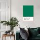 Quadro Color Card Natural Green 86x60 Filete Marfim