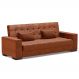 Sofá Cama Decorativo 210cm Beesley Pu Nozes G19 - Gran Belo