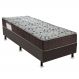 Cama Box Cori I com Colchão Solteiro Espuma D45 Iso (18x88x188) Marrom