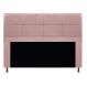 Cabeceira Munique 140 cm Casal Suede Rosê - Amarena Móveis