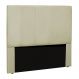 Cabeceira Decorativa Queen Size 1,60M Erza PU Marfim G63 - Gran Belo