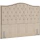 Cabeceira Cama Box Queen 160 cm P05 Grécia Linho Creme - Lyam Decor