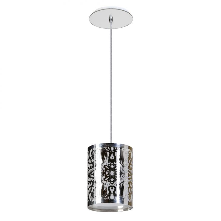 Pendente 1304 Floral Para 1 Lâmpada