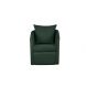 Poltrona Decorativa Manuela Boucle Verde - Montanaris Decor