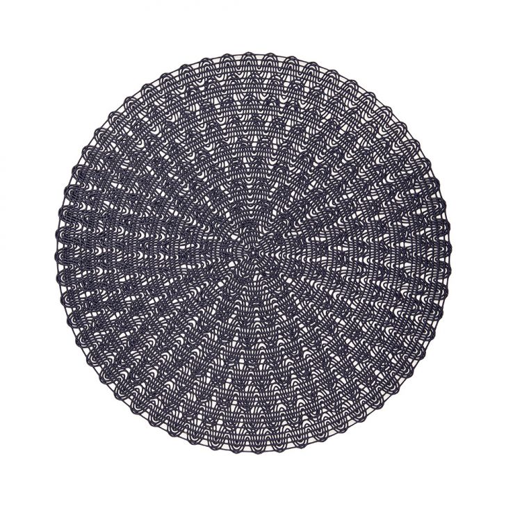 Jogo Americano Redondo Serena Azul Marinho