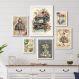 Kit 6 Quadros Atelier Costura - com vidro