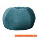 [OUTLET] Puff Confort Maçã Suede Azul 100 cm