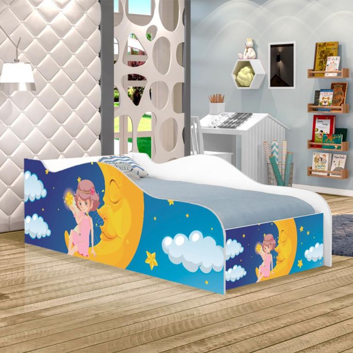 Cama Fun Fadinha Encantada Solteiro Com Colchão