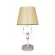 Abajur Luminária Dourada De Mesa 43cm Bivolt 110/220v