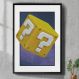Quadro Decorativo Cubo Ponto de Interrogação Super Mario-24x34Cm
