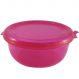 Pote Hermético Freezer Microondas Redondo Capacidade 2720ml Pink