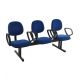 Cadeira Executiva em longarina com 3 lugares Linha Robust
