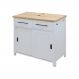 Gabinete Armário Banheiro Ditália BN-04 cor:cinza