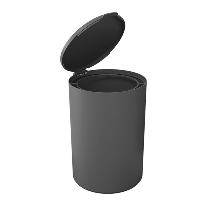 Lixeira com Tampa Serene 5L Chumbo