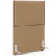 Cabeceira Cama Box Solteiro Com Tachas 100 cm Vicenza L02 Bouclê Mostarda - Lyam Decor