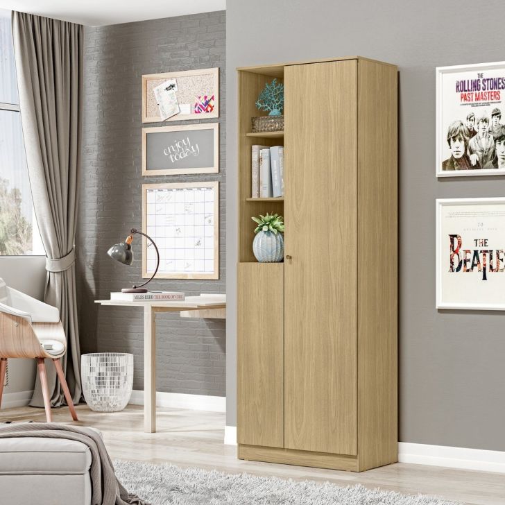 Armário Multiuso Sapateira 2 Portas - Lince Castanho