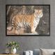 Quadro Decorativo Tigre Listrado-24x34Cm