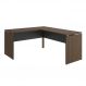 Mesa de Escritório Angular Win 1700x1700 Capuccino com Preto